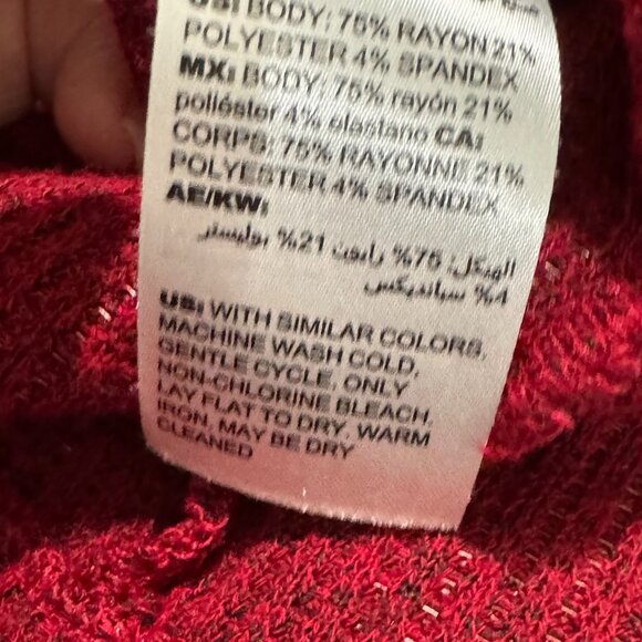 Chico’s Zenergy Red Cardigan & Camisole Set – XL / 16-18 (Chico's 3) - Picture 10 of 10